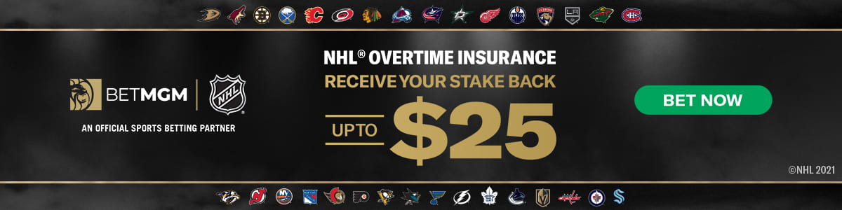BetMGM NHL Overtime Insurance Bonus