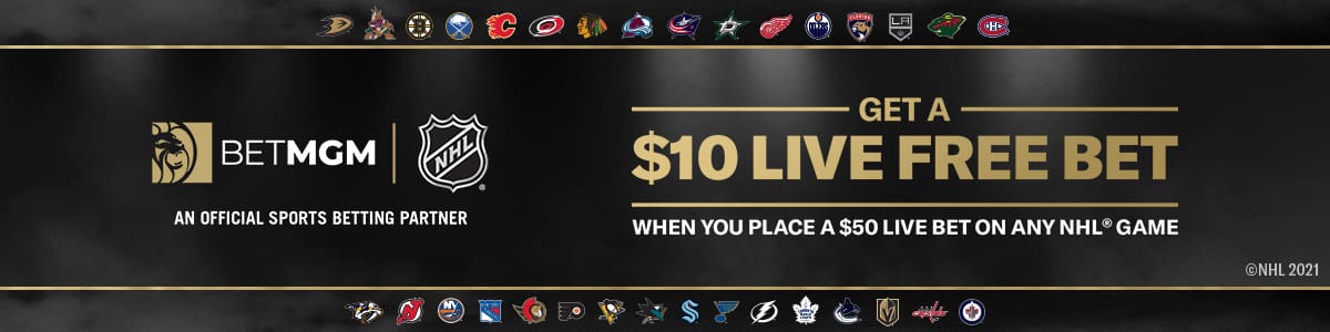 NHL Live Free Bet BetMGM